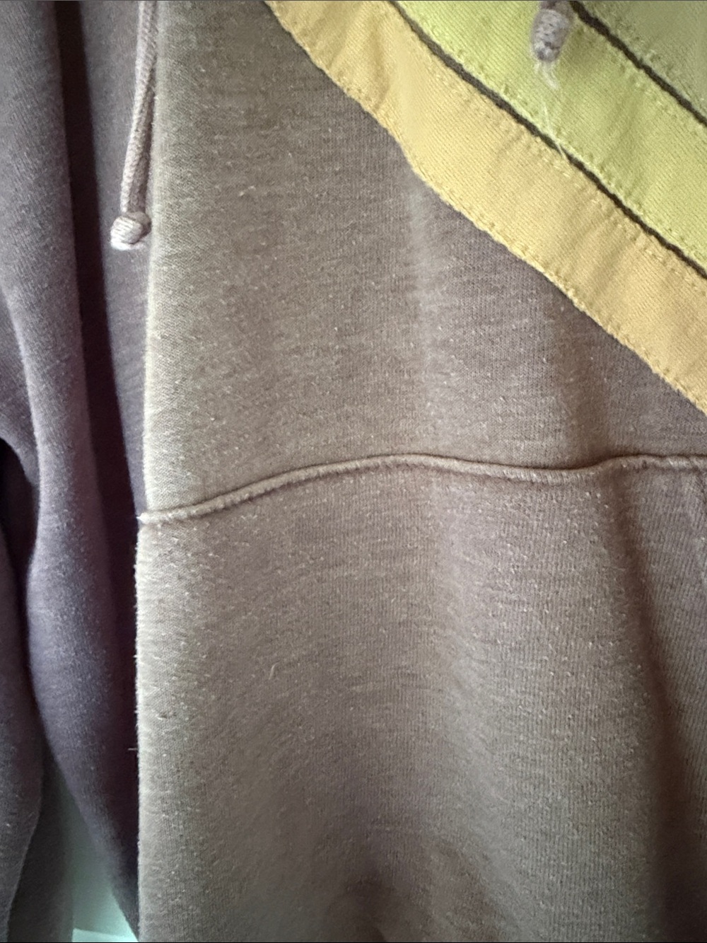 Aviator Nation CROSS STRIPE RELAXED PULLOVER HOODIE - Picture 2 of 3